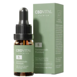 CBD Vital Naturextrakt Premium Õli 5%